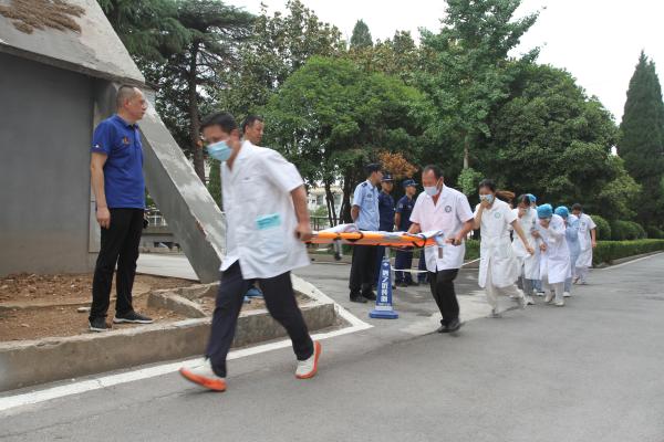 安徽皖北康复医院举办消防应急疏散实战演练